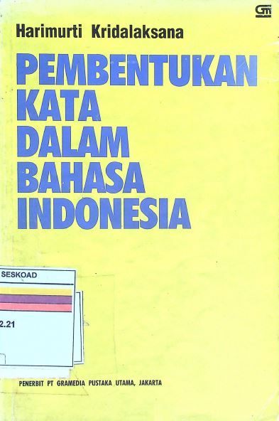 Pembentukan Kata Dalam Bahasa Indonesia
